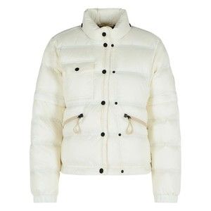 Moncler Grenoble Mauduit White Polyester Bomber Jacket - NWT